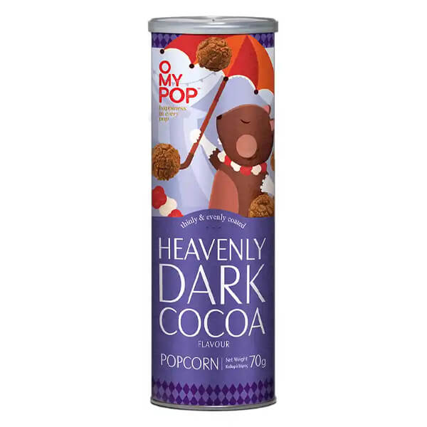 OMYPOP ΠΟΠ ΚΟΡΝ 70gr. - HEAVENLY DARK COCOA