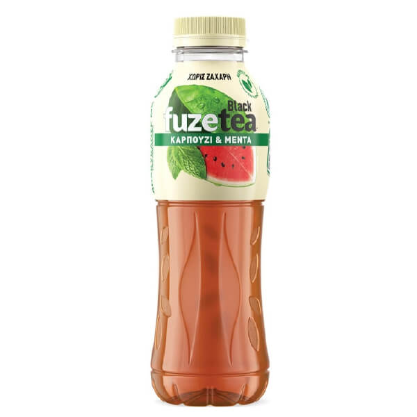 FUZE TEA ΜΑΥΡΟ 500ml - (ΚΑΡΠΟΥΖΙ ΚΑΙ ΜΕΝΤΑ)