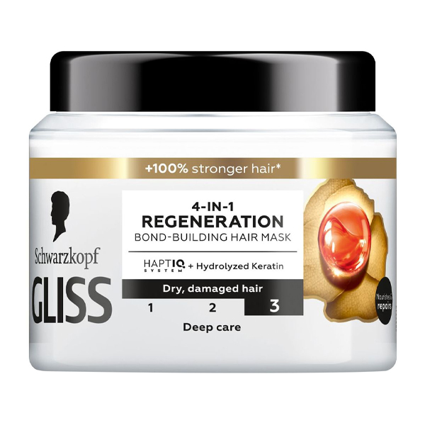 GLISS ΜΑΣΚΑ ΜΑΛΛΙΩΝ 400ml - (4 ΣΕ 1 TOTAL REPAIR)