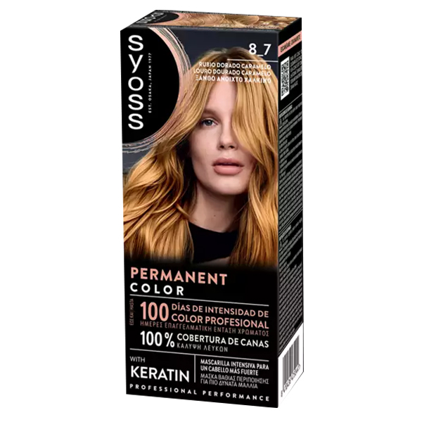 SYOSS ΒΑΦΗ ΜΑΛΛΙΩΝ - (Ν8-7) (ΞΑΝΘΟ ΑΝΟΙΧΤΟ ΧΑΛΚΙΝΟ)