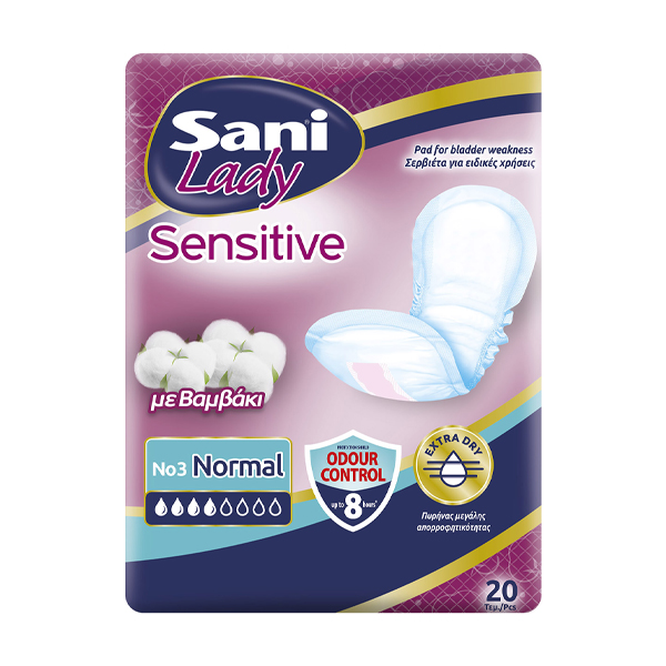 SANI LADY ΣΕΡΒΙΕΤΕΣ ΑΚΡΑΤΕΙΑΣ No3 (20τεμ.) - (NORMAL)