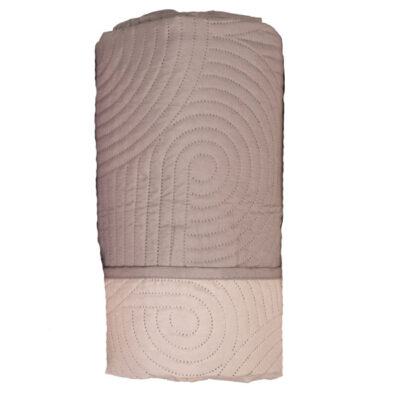 FLAMINGO ΚΟΥΒΕΡΛΙ ULTRASONIC ALA (220x240cm) - (MOCA-BEIGE) (100% MICROFIBRE)