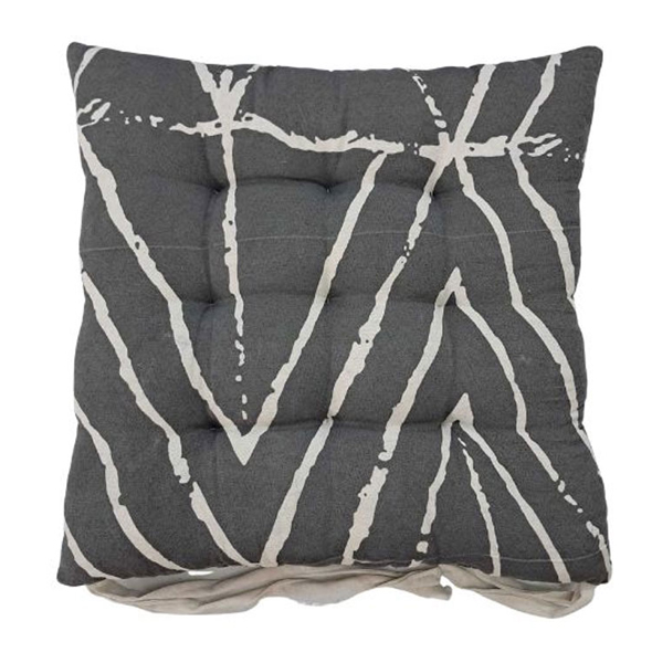 ΜΑΞΙΛΑΡΙ ΚΑΡΕΚΛΑΣ - (40x40x4cm) (COSY) (100% ΒΑΜΒΑΚI)