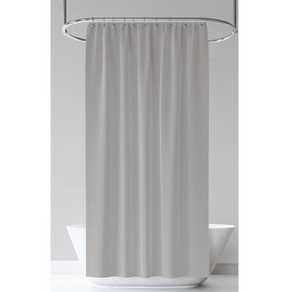 ΚΟΥΡΤΙΝΑ ΜΠΑΝΙΟΥ DIANA 180x200 - 100% POLYESTER (ΓΚΡΙ)