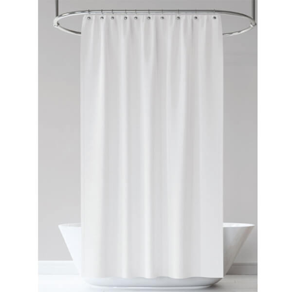 ΚΟΥΡΤΙΝΑ ΜΠΑΝΙΟΥ DIANA 180x200 - 100% POLYESTER (ΛΕΥΚΟ)