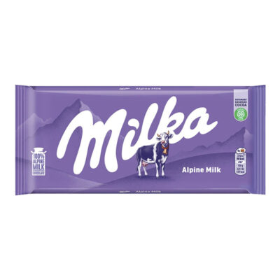 MILKA ΣΟΚΟΛΑΤΑ  90gr - (ALPINE MILK)