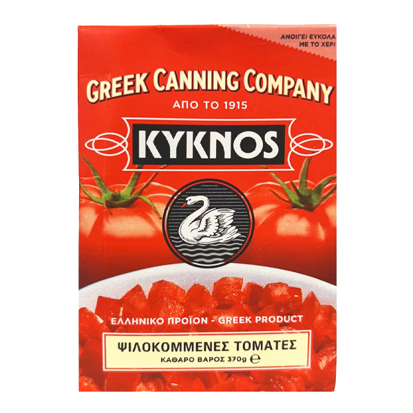 ΚΥΚΝΟΣ ΤΟΜΑΤΕΣ ΨΙΛΟΚΟΜΜΕΝΕΣ 370gr.