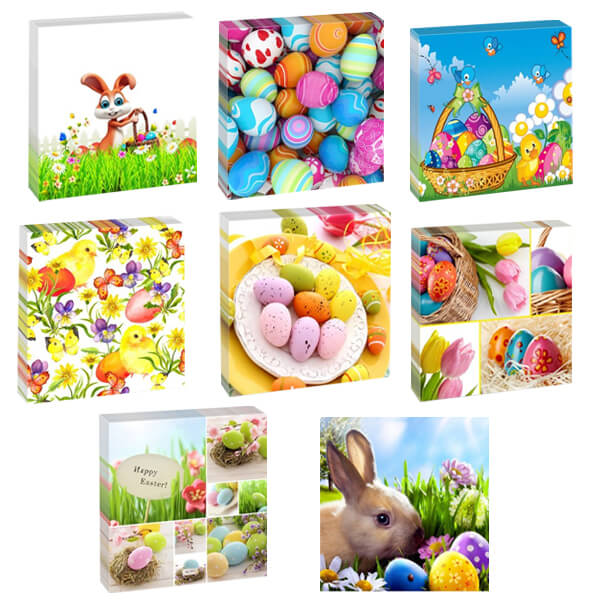 LINDY ΧΑΡΤΟΠΕΤΣΕΤΑ ΠΑΣΧΑΛΙΝΗ 20τεμ. (33x33cm) - (ΔΙΑΦΟΡΑ ΣΧΕΔΙΑ)