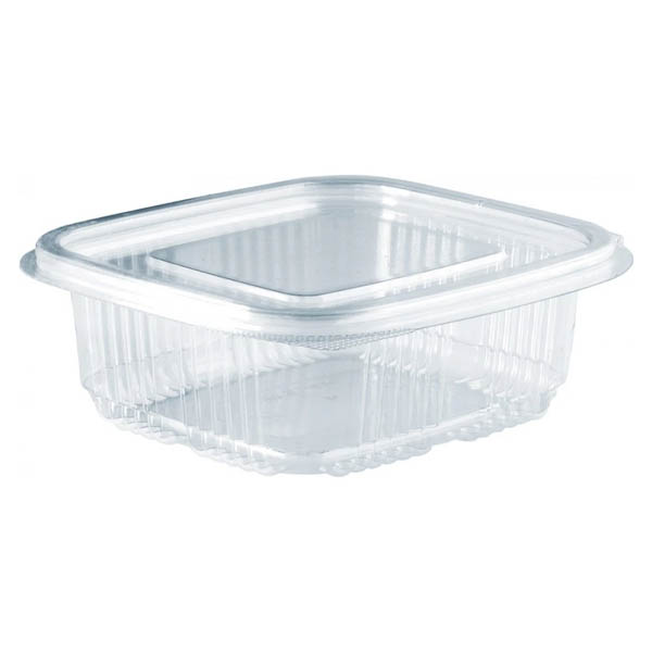 ΣΚΕΥΟΣ PP ΤΕΤΡΑΓΩΝΟ ΔΙΑΦΑΝΕΣ 500gr. (FT282-500) - 50τεμ . - (LUX PLAST)