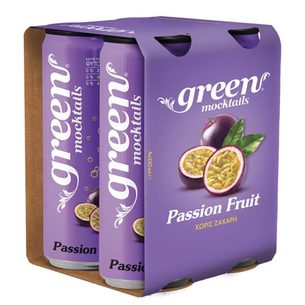 GREEN MOCTAILS (4x330ml) - (PASSION FRUIT)