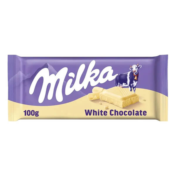 MILKA ΣΟΚΟΛΑΤΑ  90gr - (WHITE CHOCOLATE)
