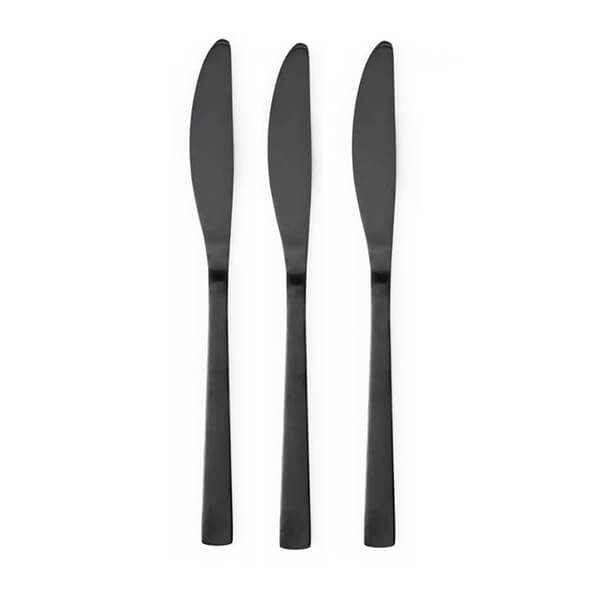 TNS ΜΑΧΑΙΡΙΑ ΦΑΓΗΤΟΥ INOX (ΜΑΥΡΑ) - (03-950-4139)