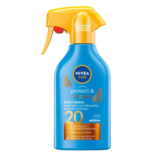 NIVEA SUN PROTECT & BRONZE 270ml - (SPF 20+) (ΑΝΤΛΙΑ)