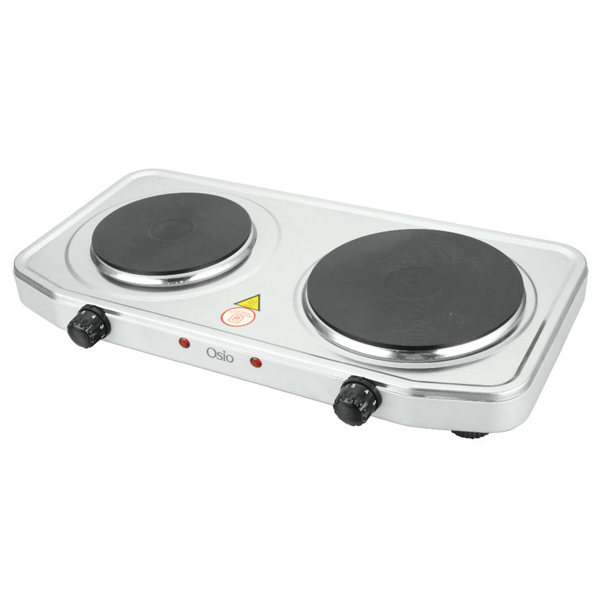 OSIO ΔΙΠΛΗ ΗΛΕΚΤΡΙΚΗ ΕΣΤΙΑ ΚΟΥΖΙΝΑΣ inox 2500w