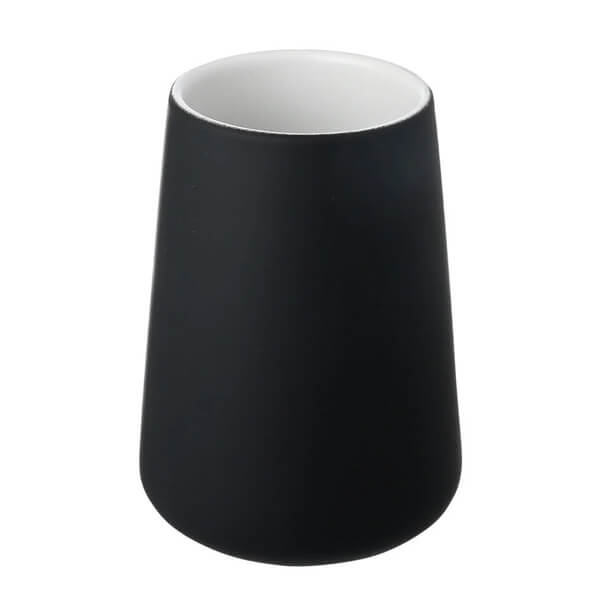 ECOCASA ΠΟΤΗΡΙ ΜΠΑΝΙΟΥ FJORD - (ΚΕΡΑΜΙΚΗ) (ΜΑΥΡΟ)