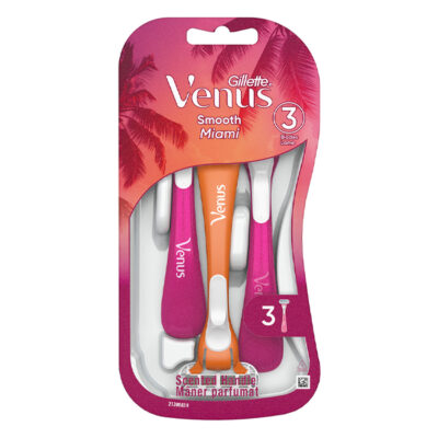GILLETTE ΞΥΡΑΦΑΚΙΑ VENUS 3 (3τεμ.) - (SMOOTH MIAMI)