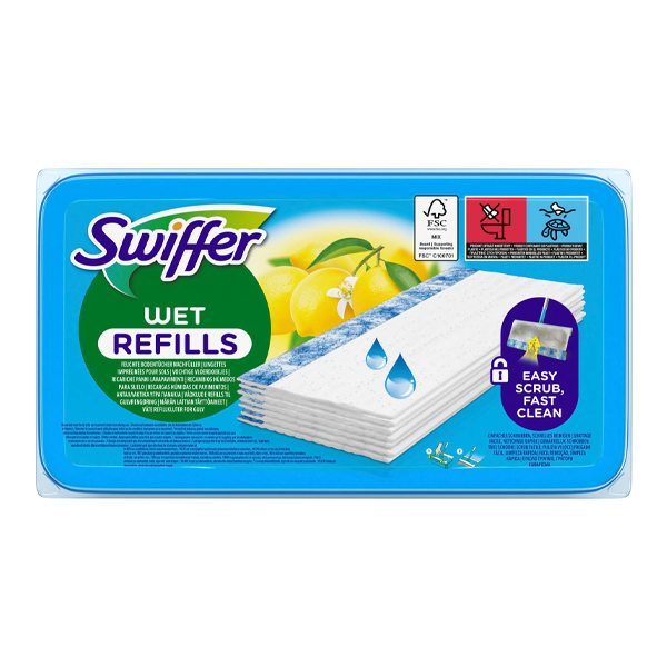 SWIFFER ΥΓΡΑ ΑΝΤΑΛΛΑΚΤΙΚΑ ΠΑΝΑΚΙΑ 10τεμ.