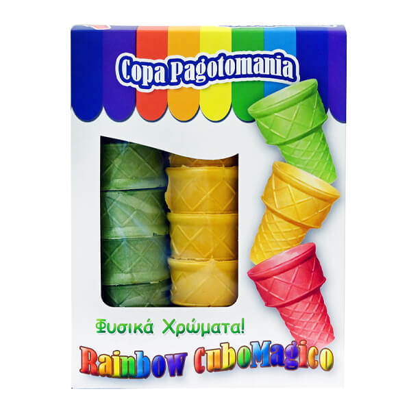PAGOTOMANIA RAINBOW ΧΡΩΜΑΤΙΣΤΑ ΚΥΠΕΛΑΚΙΑ ΠΑΓΩΤΟΥ (15τμχ)