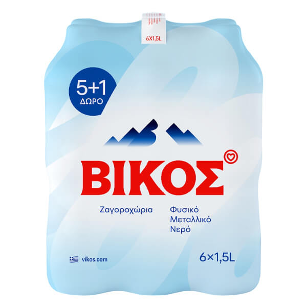 ΒΙΚΟΣ ΦΥΣΙΚΟ ΜΕΤΑΛ. ΝΕΡΟ 1.5lt - (6pack)