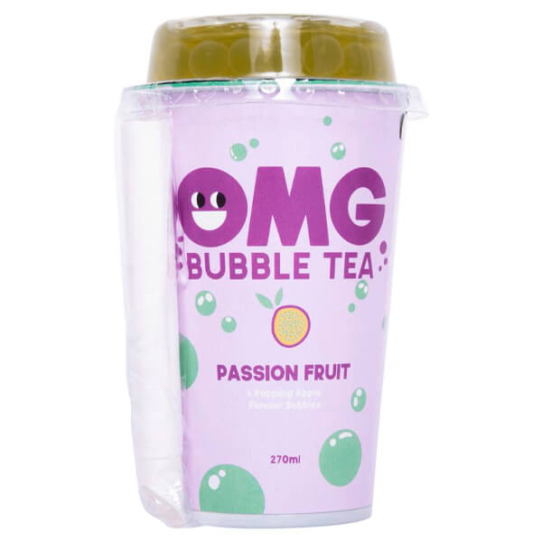 OMG BUBBLE TEA 270ml - (ΦΡΟΥΤΟ ΤΟΥ ΠΑΘΟΥΣ)
