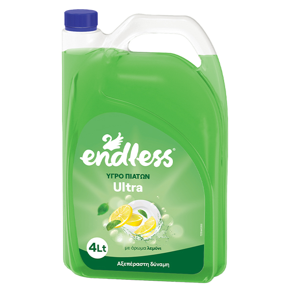 ENDLESS ΥΓΡΟ ΠΙΑΤΩΝ 4lit - (ΛΕΜΟΝΙ - ΠΡΑΣΙΝΟ)