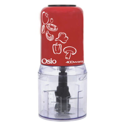 OSIO ΜΠΛΕΝΤΕΡ ΜΕ ΔΟΧΕΙΟ 500ml (400w) - (ΚΟΚΚΙΝΟΣ)