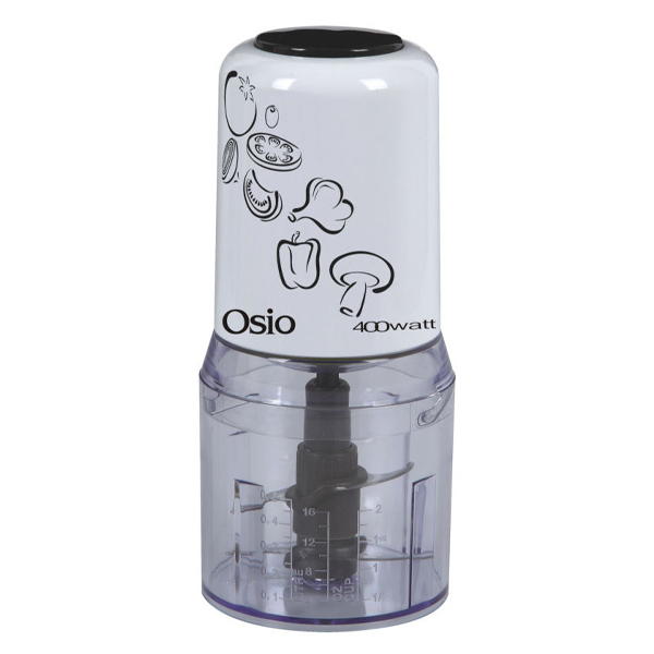 OSIO ΜΠΛΕΝΤΕΡ ΜΕ ΔΟΧΕΙΟ 500ml (400w) - (ΛΕΥΚΟΣ)