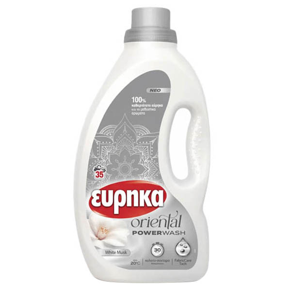 ΕΥΡΗΚΑ ORIENTAL POWERWASH ΥΓΡΟ ΑΠΟΡΡΥΠΑΝΤΙΚΟ 35μεζ. (1,4lit) - (WHITE MUSK)
