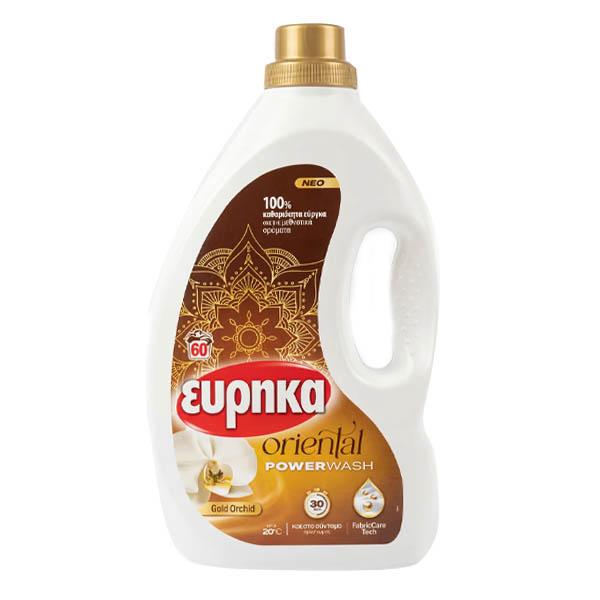 ΕΥΡΗΚΑ ORIENTAL POWERWASH ΥΓΡΟ ΑΠΟΡΡΥΠΑΝΤΙΚΟ 60μεζ. (2,4lit) - (GOLD ORCHID)