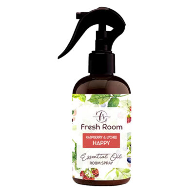 FRESH ROOM SPRAY ΑΡΩΜΑ ΧΩΡΟΥ 400ml - (ΑΝΤΛΙΑ) (RASPBERRY ΚΑΙ LYCHEE)  (HAPPY)