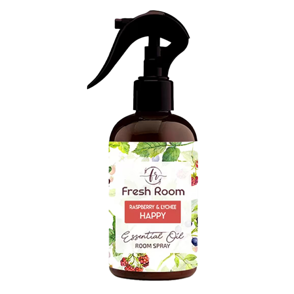 FRESH ROOM SPRAY ΑΡΩΜΑ ΧΩΡΟΥ 400ml - (ΑΝΤΛΙΑ) (RASPBERRY ΚΑΙ LYCHEE)  (HAPPY)