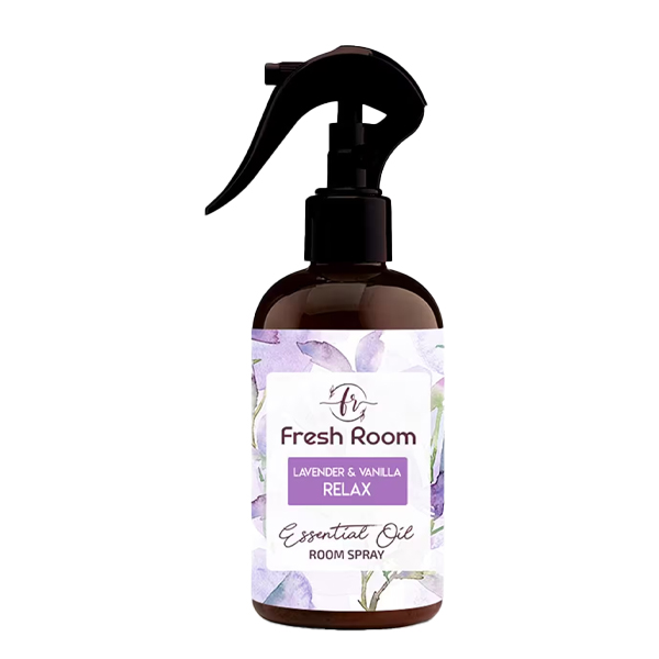 FRESH ROOM SPRAY ΑΡΩΜΑ ΧΩΡΟΥ 400ml - (ΑΝΤΛΙΑ) (LAVENDER ΚΑΙ VANILLA) (RELAX)