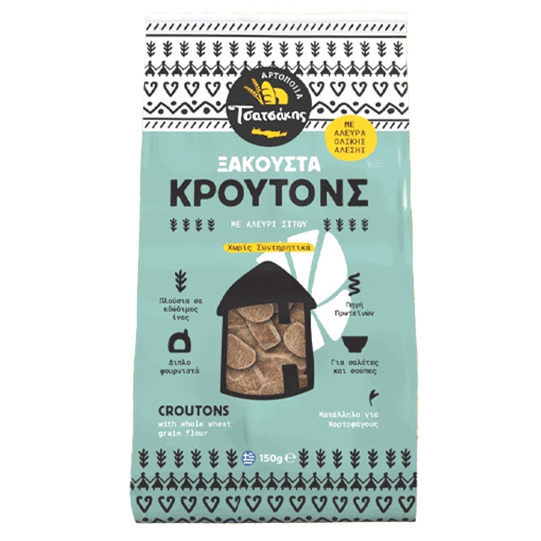 ΤΣΑΤΣΑΚΗΣ ΚΡΟΥΤΟΝ 150gr. - (ΣΤΑΡΕΝΙΟ)