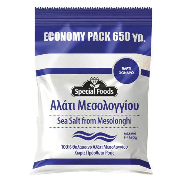 SPECIAL FOODS ΑΛΑΤΙ ΜΕΣΟΛΟΓΓΙΟΥ 650gr. - (ΧΟΝΔΡΟ)