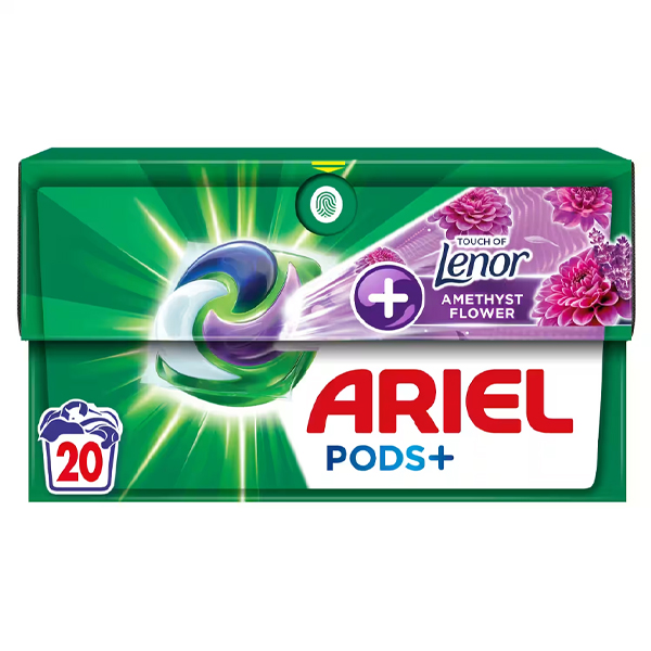 ARIEL PODS ΠΛΥΝΤΗΡΙΟΥ ΡΟΥΧΩΝ 20τεμ. - (TOUCH OF LENOR)