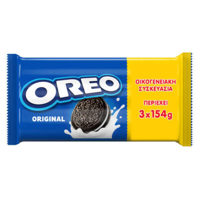 OREO ΜΠΙΣΚΟΤΑ 154gr - (ORIGINAL) (3x154gr)