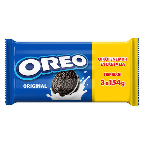 OREO ΜΠΙΣΚΟΤΑ 154gr - (ORIGINAL) (3x154gr)