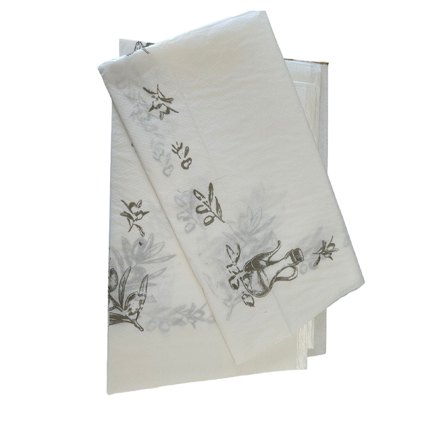 ΤΡΑΠΕΖΟΜΑΝΤΗΛΟ 100τεμ. (100x130cm) - (ΛΕΥKO-ΕΛΙΑ) (ΕΙΣΑΓΩΓΗΣ)