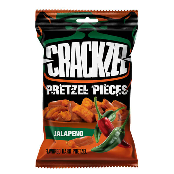 CRACKZEL MINI PRETZEL 80gr - (JALAPENO)
