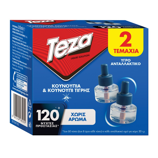 TEZA FIK ΥΓΡΟ 60 νύχτες (2τεμ.) - (ΑΝΤΑΛΛΑΚΤΙΚΟ)