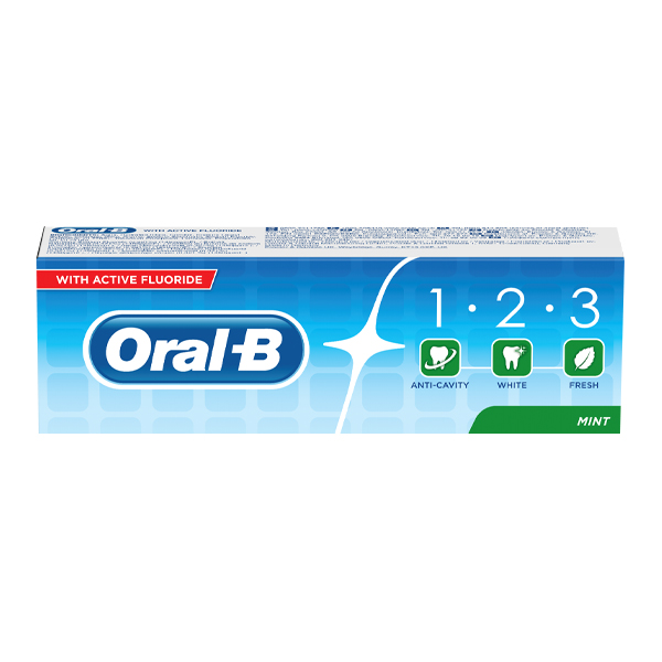 ORAL-B 1-2-3 EXTRA FRESH 75ml - (ΟΔΟΝΤΟΚΡΕΜΑ)