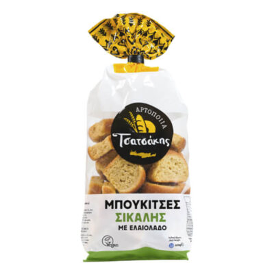 ΤΣΑΤΣΑΚΗΣ ΜΠΟΥΚΙΤΣΕΣ 400gr. - (ΣΙΚΑΛΗΣ ΜΕ ΕΛΑΙΟΛΑΔΟ)