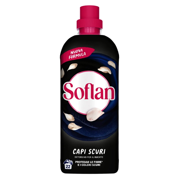 SOFLAN ΥΓΡΟ ΠΛΥΝΤΗΡΙΟΥ ΡΟΥΧΩΝ 22μεζ. (900ml) - (ΣΚΟΥΡΑ)