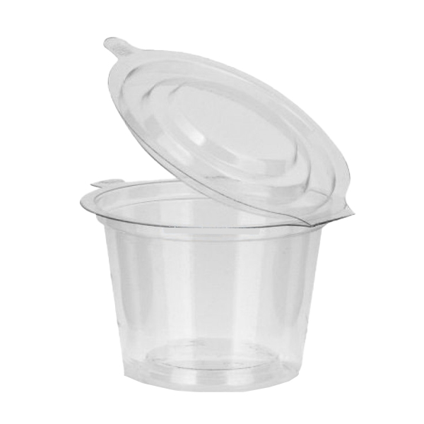 ΣΩΣΑΚΙ ΜΕ ΚΑΠΑΚΙ ΣΤΡΟΓΓΥΛΟ 100ml - (50τεμ.) (FT730-100) (LUX PLAST)