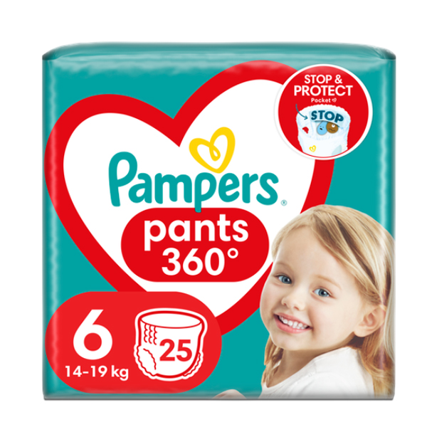 PAMPERS PANTS Νο6 (25τεμ.) (14-19kg) (VP)