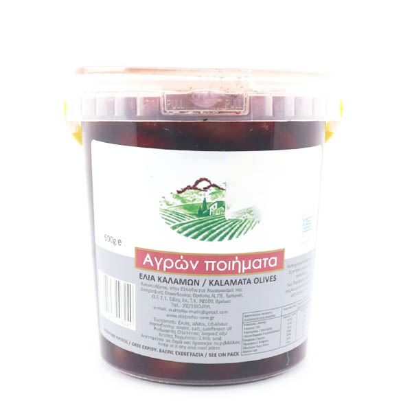 ΑΓΡΩΝ ΠΟΙΗΜΑΤΑ ΕΛΙΕΣ ΚΑΛΑΜΩΝ 600gr. - (ΚΟΥΒΑΔΑΚΙ)