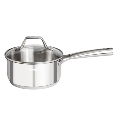 FEST REFLECTION ΚΑΤΣΑΡΟΛΑ No 16X7.5 ME ΓΥΑΛΙΝΟ ΚΑΠΑΚΙ 18/10