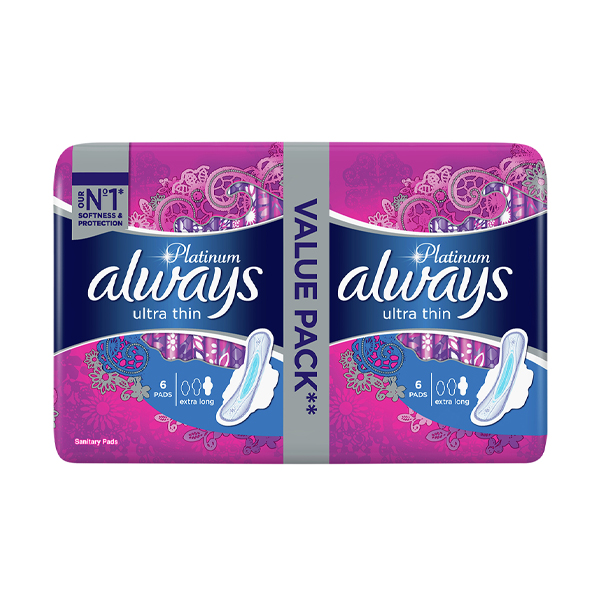 ALWAYS ΣΕΡΒΙΕΤΕΣ ULTRA PLATINUM 12τεμ. - (EXTRA LONG)