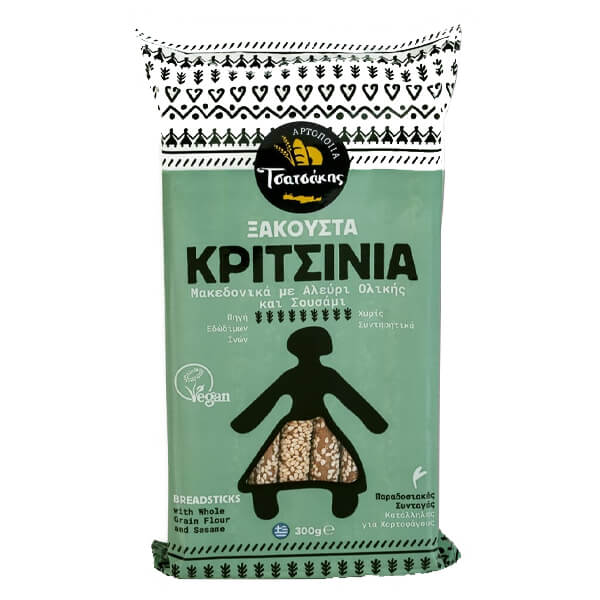 ΤΣΑΤΣΑΚΗΣ ΚΡΙΤΣΙΝΙΑ 300gr. - (ΟΛΙΚΗΣ ΜΕ ΣΟΥΣΑΜΙ ) (VEGAN)