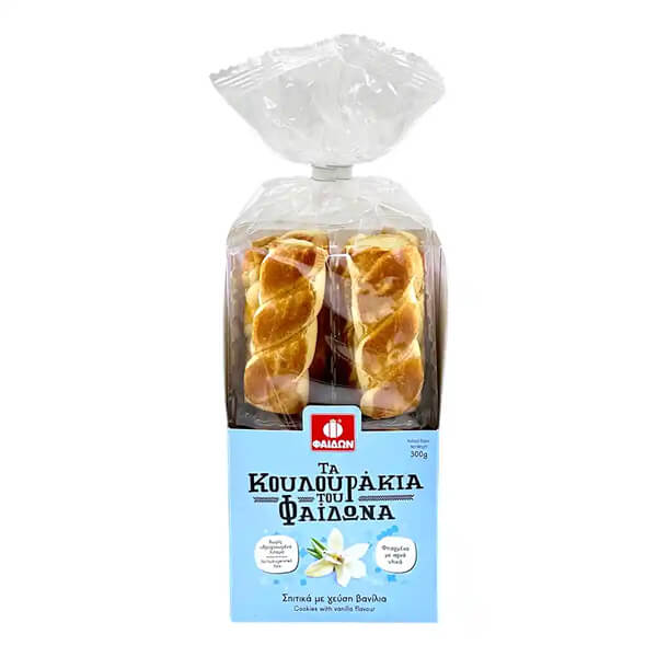 ΦΑΙΔΩΝ ΤΑ ΚΟΥΛΟΥΡΑΚΙΑ ΤΟΥ ΦΑΙΔΩΝΑ 300gr. - (ΣΠΙΤΙΚΑ ΜΕ ΓΕΥΣΗ ΒΑΝΙΛΙΑ)